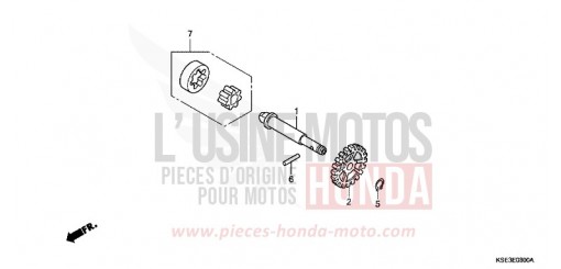 POMPE A HUILE CRF150R7 de 2007